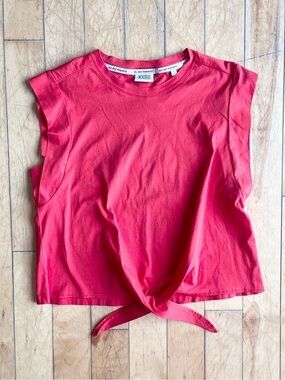 Scotch & Soda Tie-Front Sleeveless Relaxed Casual Summer Top Size Large
